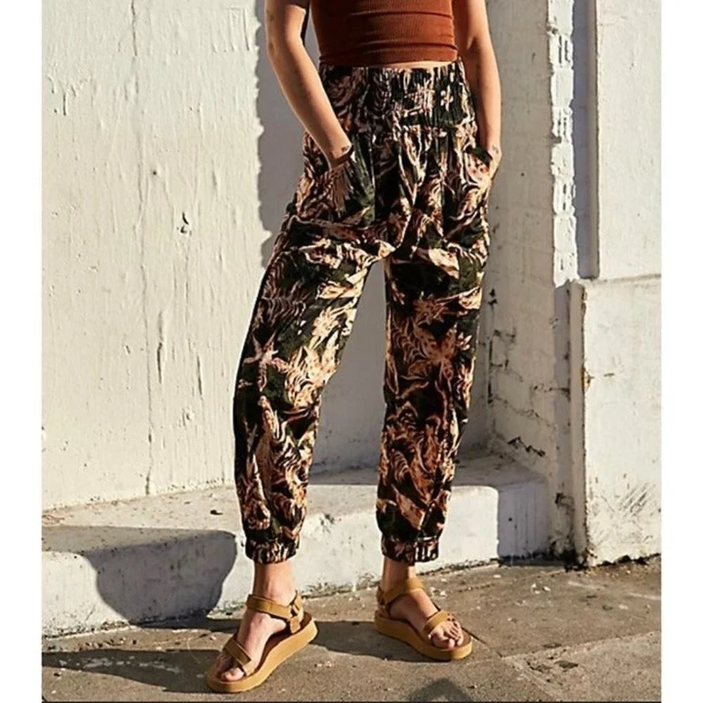 FP Movement by Free People Printed Boho The Way Home Joggers Size XS